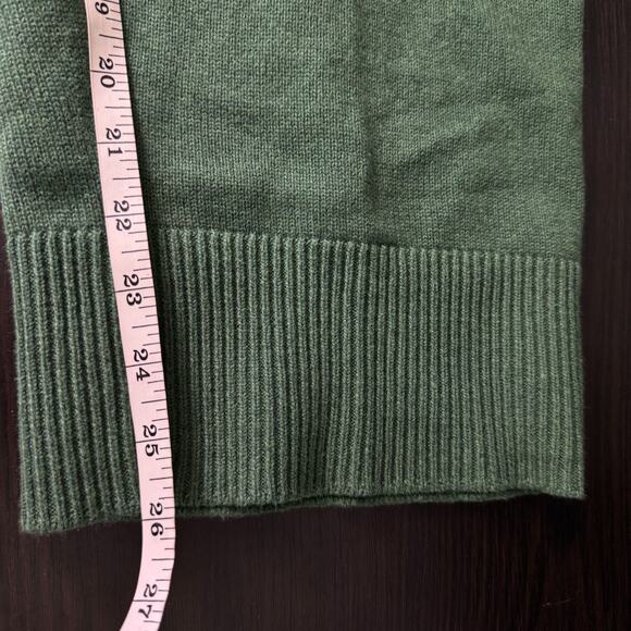 Free People Beach Solar Sweater Set Women Medium Cardigan Pant Lounge Pine Green - Picture 14 of 15